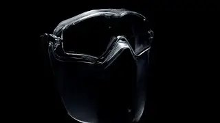 Защитный щиток NoCry с вентилируемыми защитными очками NoCry 6x3