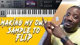 Making My Own Sample To Flip | Akai mpc key 61 and MPC software