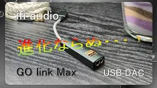 【Go link Max】iFi のUSB DAC ・・・！