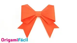 🎀  Cómo hacer un LAZO de papel – Tutorial paso a paso