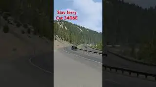 Loud jakes down the mountain #ats #americatrucksimulator #jakebrake #379 #gaming #epicgamers #shorts