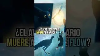 &iquest;Que significa la escena de EL Ave Secretario en FLOW?  #flow #animation #animacion #gatos