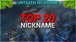 TOP 20 FREE FIRE NICKNAME IDEAS || FREE FIRE STYLISH NICKNAME ||  BEST NICKNAME IDEAS FOR FREE FIRE