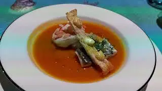 LE PETIT CHEF CREATES A BIT SOUR SEAFOOD SOUP -- WITH FISH, ABALONE, SHRIMP, MUSSEL AND OCTOPUS