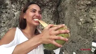 Coconut Husking Challenge - (Locals Try)