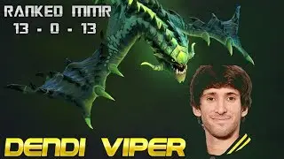 [MMR] Dendi - Viper 13-0-13 no one can kill him
