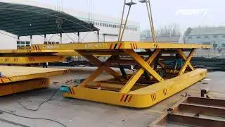 heavy duty transfer cart with scissor system