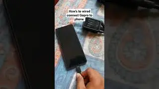 how to connect phone to GoPro wired.. #gopro #connection #sdrrider #camera #all #youtube #hero8