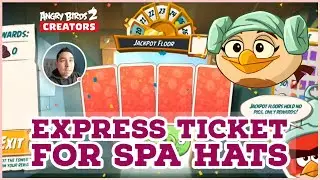 Express Ticket for Spa Hats in the Tower of Fortune | Relaxing Adventure | Angry Birds 2