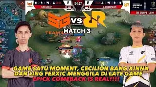 SNAPDRAGON PRO SERIES|GAME 3|RRQ VS SMG|GAME SATU MOMENT,XINN & FERXIC BAWA RRQ COME BACK|SERU ABIS!