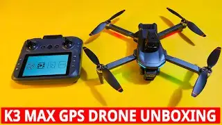 K3 MAX GPS Drone Camera Unboxing 🔥 | K3 MAX Drone Review & Flight Test | Best Budget 4K Drone 2025