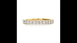 18ct Yellow Gold 0.50ct Diamond Eternity Ring