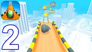 Sky Rolling Ball 3D - Gameplay Walkthrough Part 2 Level 18 - 30 New Mobile Game (Android, iOS)