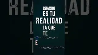Tu realidad te tiene esclavizado. Levanta el velo #cadenas #ataduras #realidad #enga&ntilde;o #esclavo