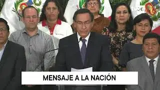 Presidente Martín Vizcarra oficializa Emergencia Nacional por coronavirus
