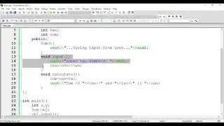 C++ Taking input from User