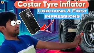 Costar Smart Tyre Inflator Unboxing & First impressions tamil // Few Tech Tamil