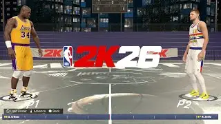 NBA 2K26 - Shaq Vs Nikola Jokic I NBA BLACKTOP (PS5)