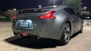 Stock exhaust vs Muffler delete on a 370z!