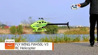 FLY WING FW450L-V3 6CH 3D Auto Acrobatics GPS Altitude Hold RC Helicopter- Shop on Banggood