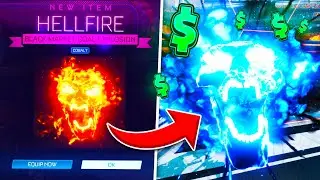 PAINTED COBALT HELLFIRE In The ITEM SHOP On Rocket League