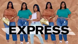 EXPRESS SPRING 2021 TRY ON HAUL! NEW JEANS!| POCKETSANDBOWS