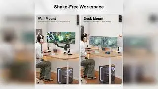 Review: HUANUO Dual Monitor Wall Mount for 17-32 Inch Computer Screen Mount (4.4-17.6lbs Per A...