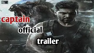 captain official trailer।Arya new movie Hindi dubbed release। captain movie update।new movie 2022😎