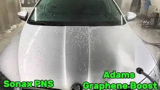 Сравнение стойкости Sonax Polymer Net Shield и Adam’s Graphene Boost.