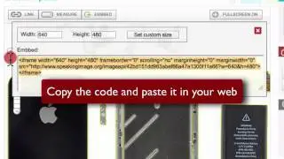 Speaking Image: Embbed and image and work on Fullscreen