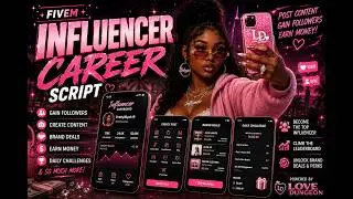 The BEST Influencer Career Script for FiveM | Love Dungeon NEW Content Creator Script