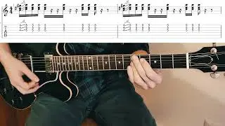 Skate - Bruno Mars, Anderson .Paak, Silk Sonic (Full Song Tutorial + TABS on screen)