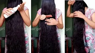 Self Front Over lice combing video with oily hair