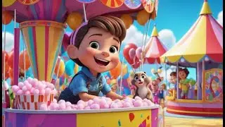Pop Goes the Weasel Funfair | English Nursery Rhyme | Kids Songs | Baby Music