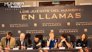 Hunger Times EXCLUSIVE  'Catching Fire' cast & crew at Madrid Press Conference PART 1 3