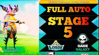 Limited Challenge Saving Dreams Stage 5 Auto Team|Lords Mobile Dream Witch Stage 5 Fully Auto