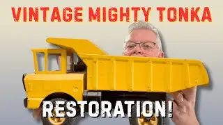 Old Tonka Truck Restoration - Full Repair and Repaint