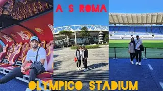 A S Roma football club | Olympico stadium tour Rome Italy | Lazio | Italy Football team |