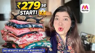 Myntra Kurta Sets Starting at ₹279 😱 | Daily, Office & Party Wear Haul #MyntraKurtaSets