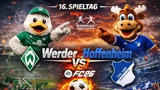 FC26 Werder Bremen vs TSG Hoffenheim  | 16.Spieltag Bundesliga Simulation | PS5™