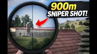 900m Sniper Shot! Roof Target Down | Arma Reforger WASTELAND