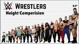 Which WWE Wrestlers Are REALLY The Tallest ? WWE Wrestlers Height Comperision Chart