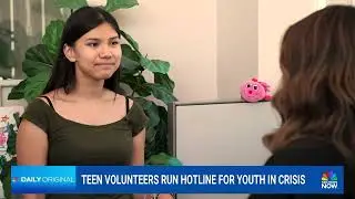 Teen Line featured on NBC News Now