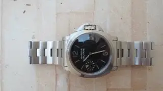 44mm getat Marina Militare Panerai homage, stainless steel bracelet, sapphire crystal