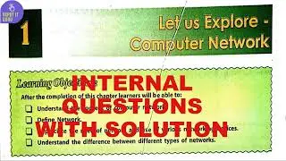 DAV | CLASS 8 | COMPUTER | CHAPTER 1 | LET US EXPLORE COMPUTER NETWORK | SHORT NOTES | ASSIGNMENT