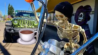 Darkbloom Coffee Company Lebanon Oregon horror wonderland for gothic hearts 🖤☠️🥾☕️ POV pics