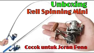 Unboxing Reel Terkecil di Dunia MN100 untuk Joran Pena