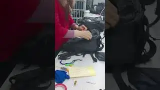 New Nike bag in factory? How to make a Nike bag?