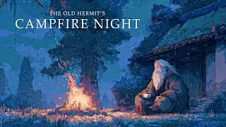 Fantasy Medieval Music For Peace & Healing | The Old Hermit's Campfire Night