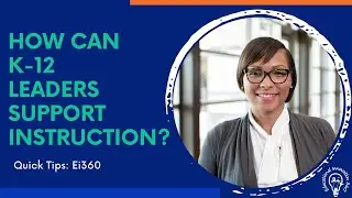 How Can Principal Leaders Support Instruction? | Instructional Coaching